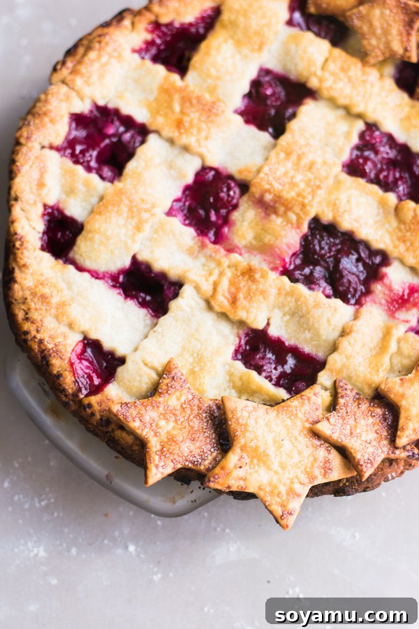 A Mother's Day Cherry Pie Delight 6 Cherry Pie with Decorative Crust