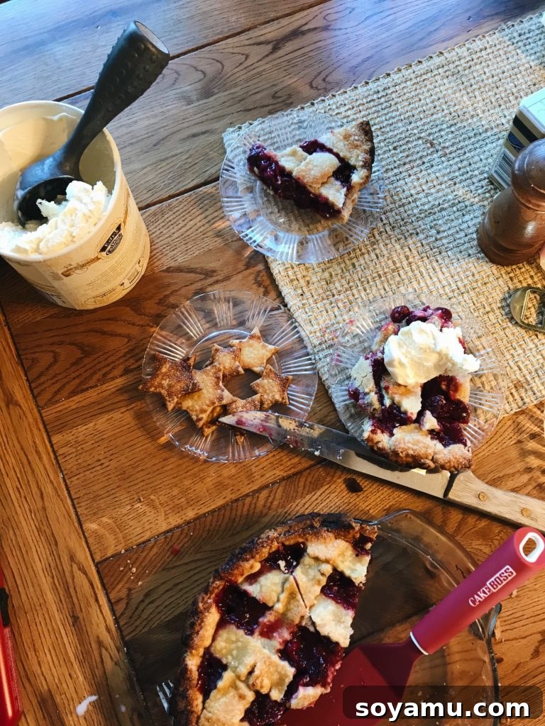 A Mother's Day Cherry Pie Delight 10 Slice of Cherry Pie