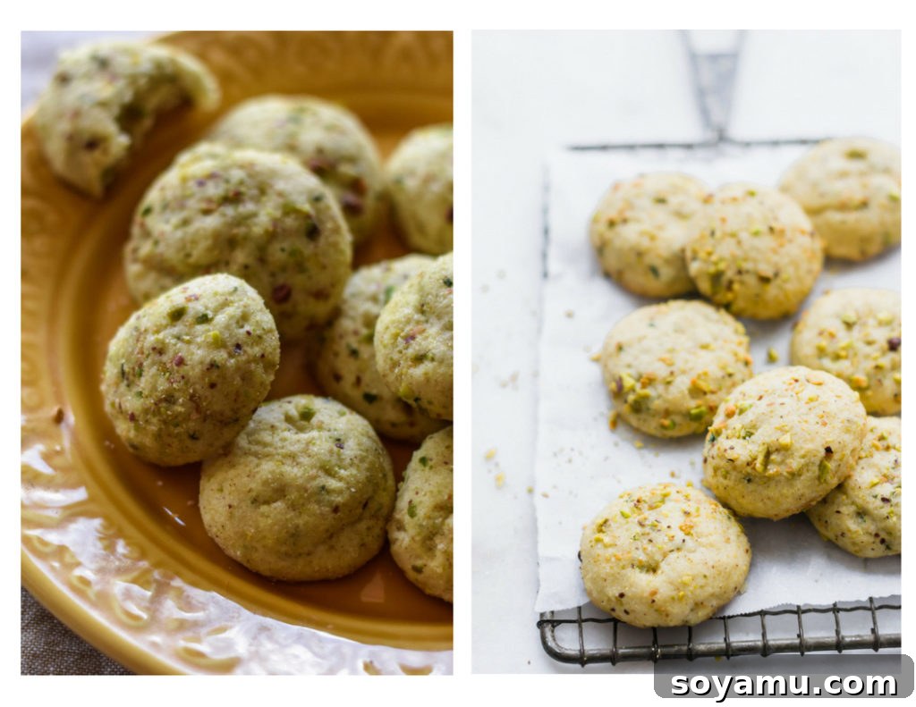 10 Easy Ways to Improve Your Food Photography - 10 Quick + easy tips to take your food photography to the next level! #foodphotography #foodphotos #bloggers #bloggingresources #blogresources #bloggerresources #photographyresources #photographytips | bluebowlrecipes.com Before and after comparison of Lemon Basil Cookies, showcasing improved food photography with natural light.