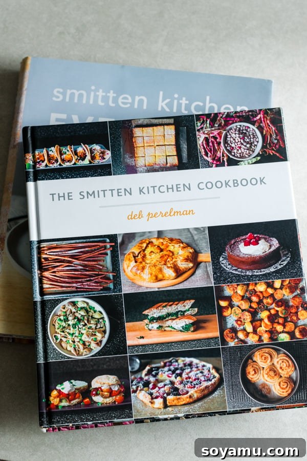 12 All-Time Favorite Cookbooks - Cookbooks with recipes for hearty meals, paleo treats, small-batch baking and more! There's something for everyone on this list #cookbooks #favoritethings #baking #cooking #bestcookbooks #giftguide | bluebowlrecipes.com Smitten Kitchen Cookbook
