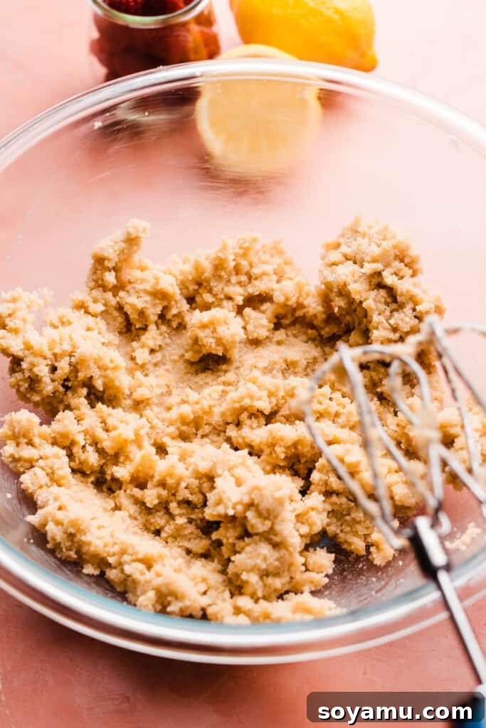 A bowl of the wet ingredients combined. 