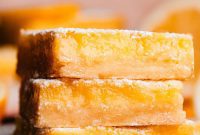 Effortless Zesty Lemon Bars