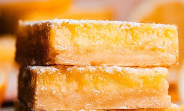Effortless Zesty Lemon Bars