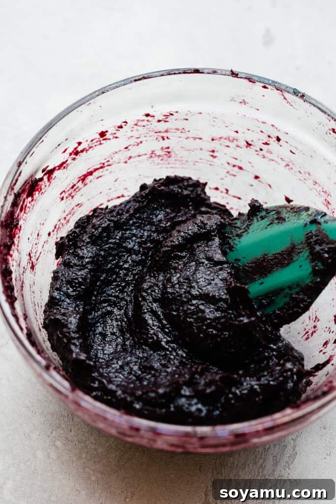 Double Blueberry Bundt Cake Recipe for Moist, Fruity Treat 6 The thick, reduced blueberry mixture.