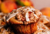 Southern-Style Peach Cobbler Muffins Recipe