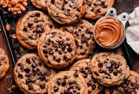 Chewy No-Chill Peanut Butter Chocolate Chip Cookies